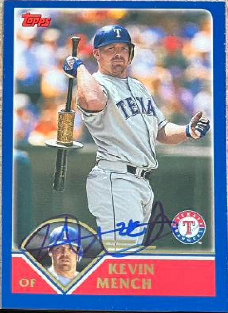 Kevin Mench Autographed 2003 Topps #422
