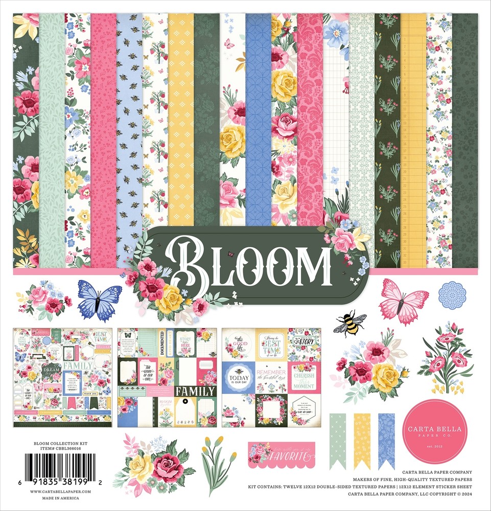 Carta Bella Collection Kit 12"X12"-Bloom