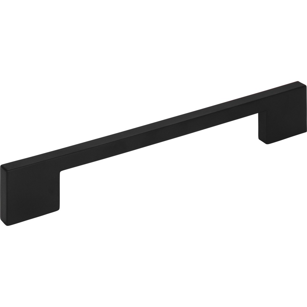 Atlas A826-BL Thin Square Pull 7 9/16 Inch (c-c) - Matte Black