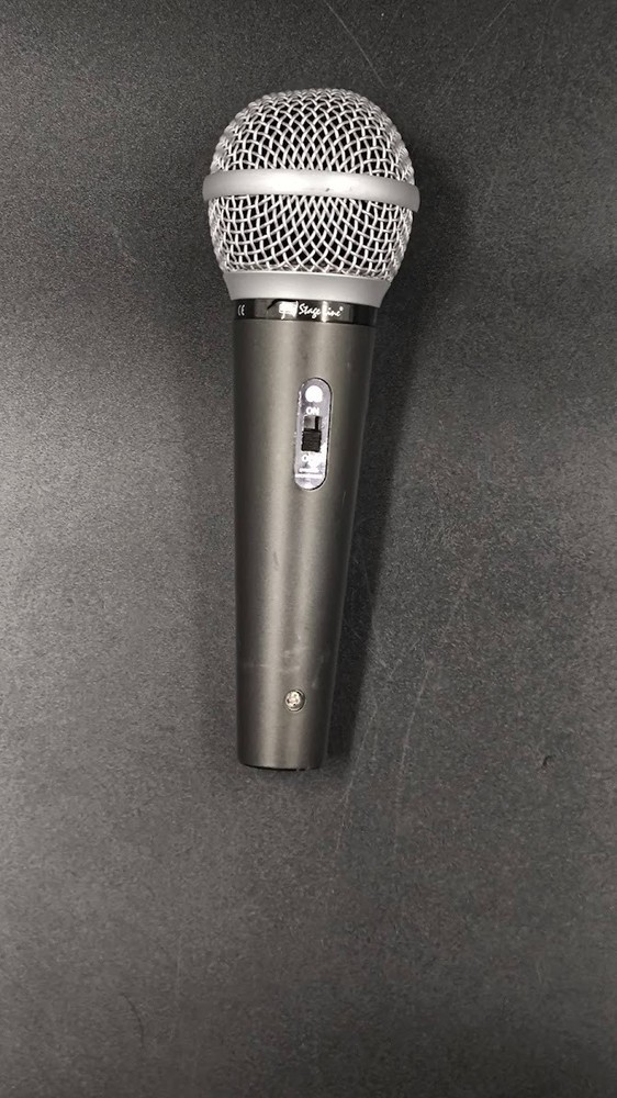 Stage Line DM-2500 Dynamic Microphone Used Working Grey