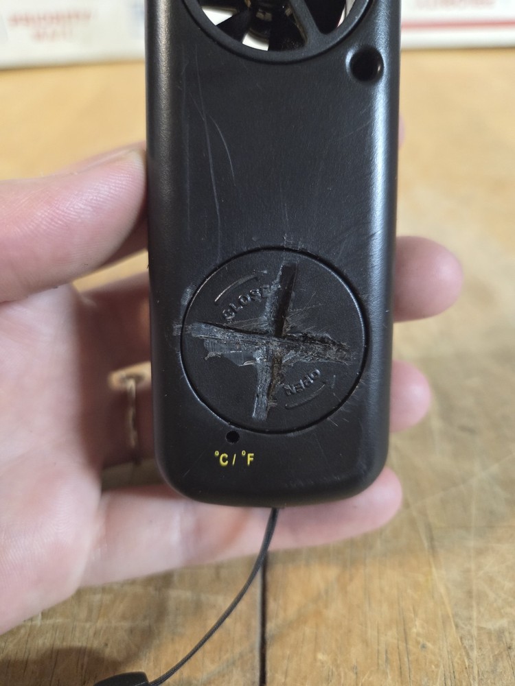 Caldwell Wind Wizard, Wind Speed, Temperature, Gauge (Tested Working)