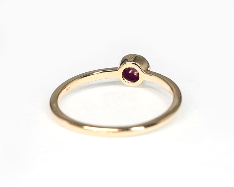 K18 Ruby Ring "Amulet / Lifelong Wish" Vision Jewelry Clochette
