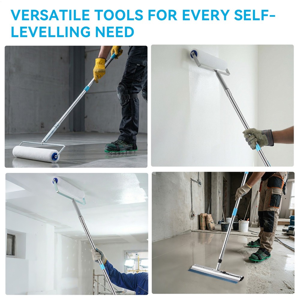 Tool Concret Leveling Leveling Cement Tools Kit Self Self-levelling Cement Floor