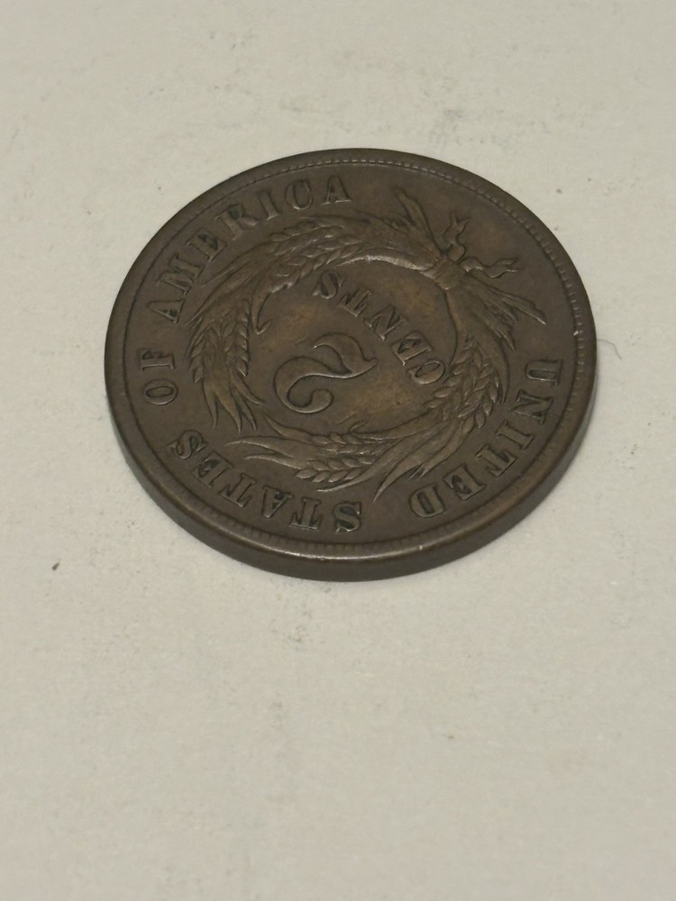 1864 Two 2 Cent Piece CHOICE Very Sharp!!
