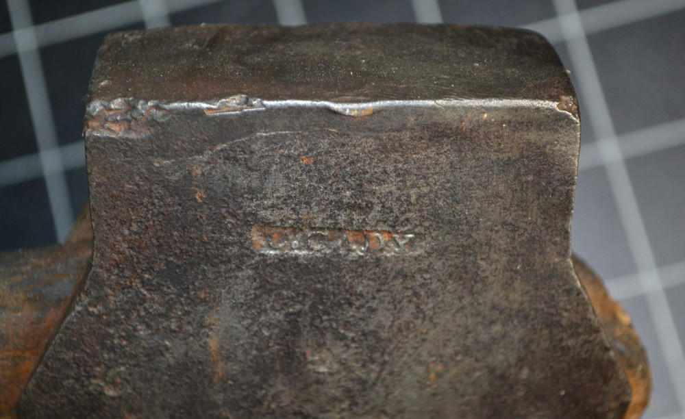 C. CADY - BROAD HATCHET - EARLY 1800's