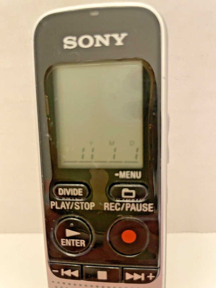 Sony ICD-BX112 Digital Handheld Digital Voice Recorder Tested Works