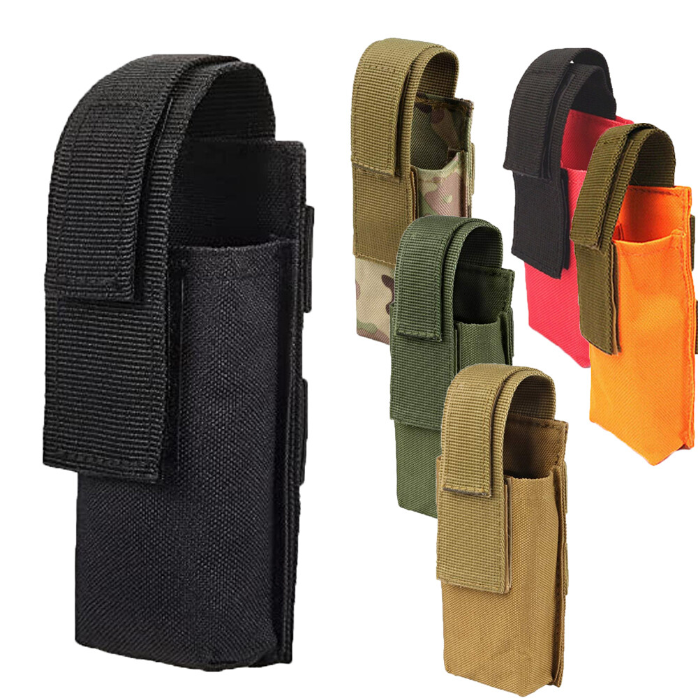 Tactical Molle 9mm Magazine Pouch Single/Double Stack Pistol Mag Holder Holster