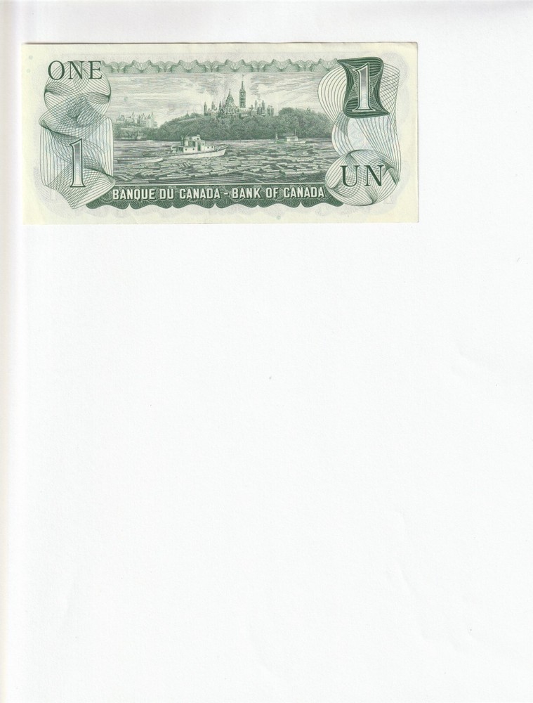 CANADA -UNC 1973 $1 DOLLAR BANKNOTE Lawson & Bouey LOOK NICE