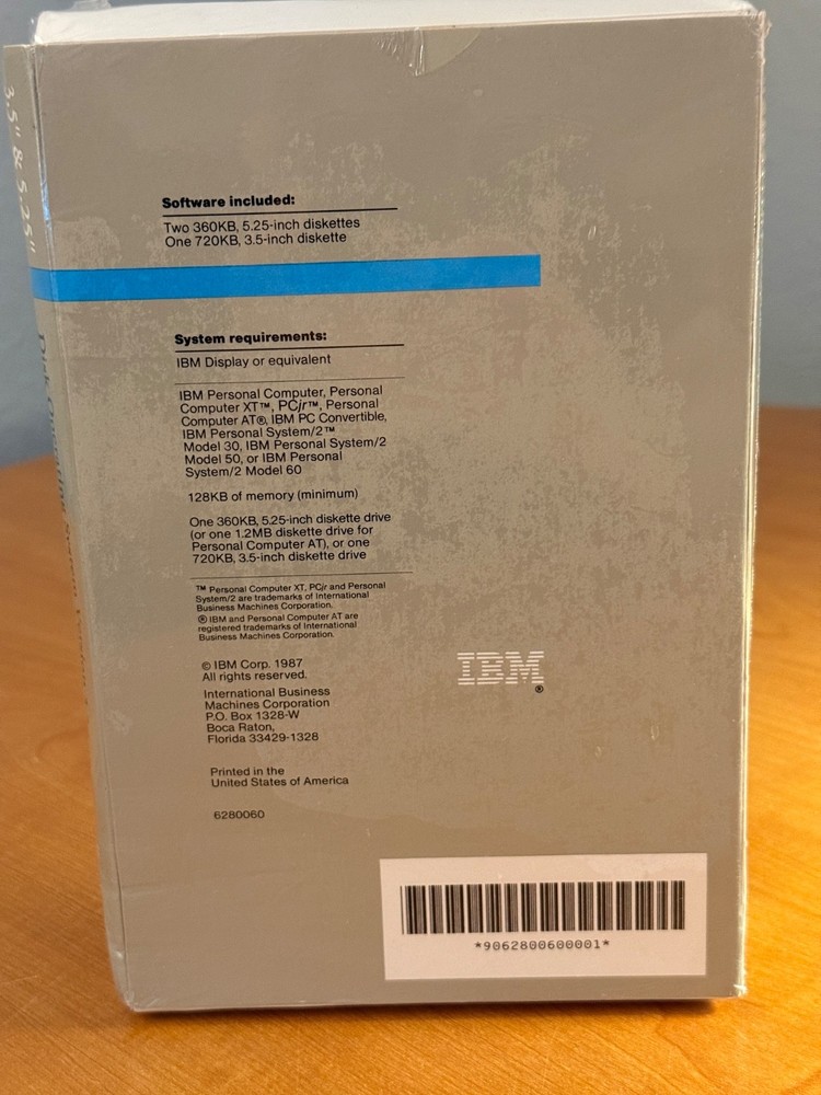 IBM Disk Operating System DOS Version 3.30 Disk 3.5"/5.25" SEALED