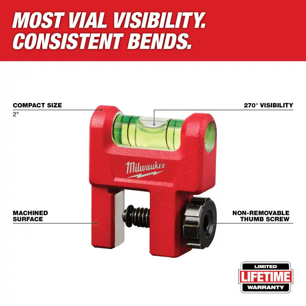 NEW 2-in Pipe Lock Level with Magnetic Base for Quick and Accurate Alignment