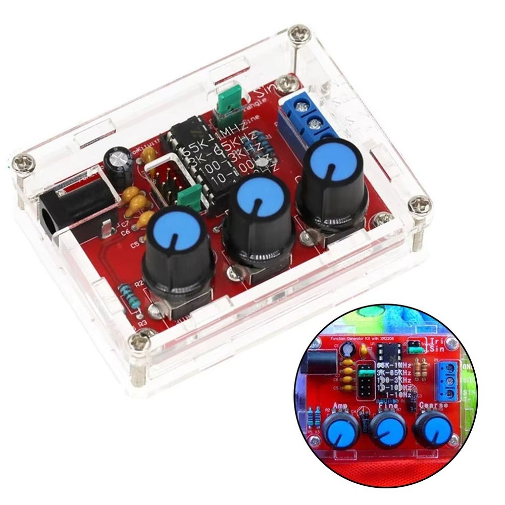 Compact Signal Generator for XR2206 with User Friendly Setup for Immediate Use