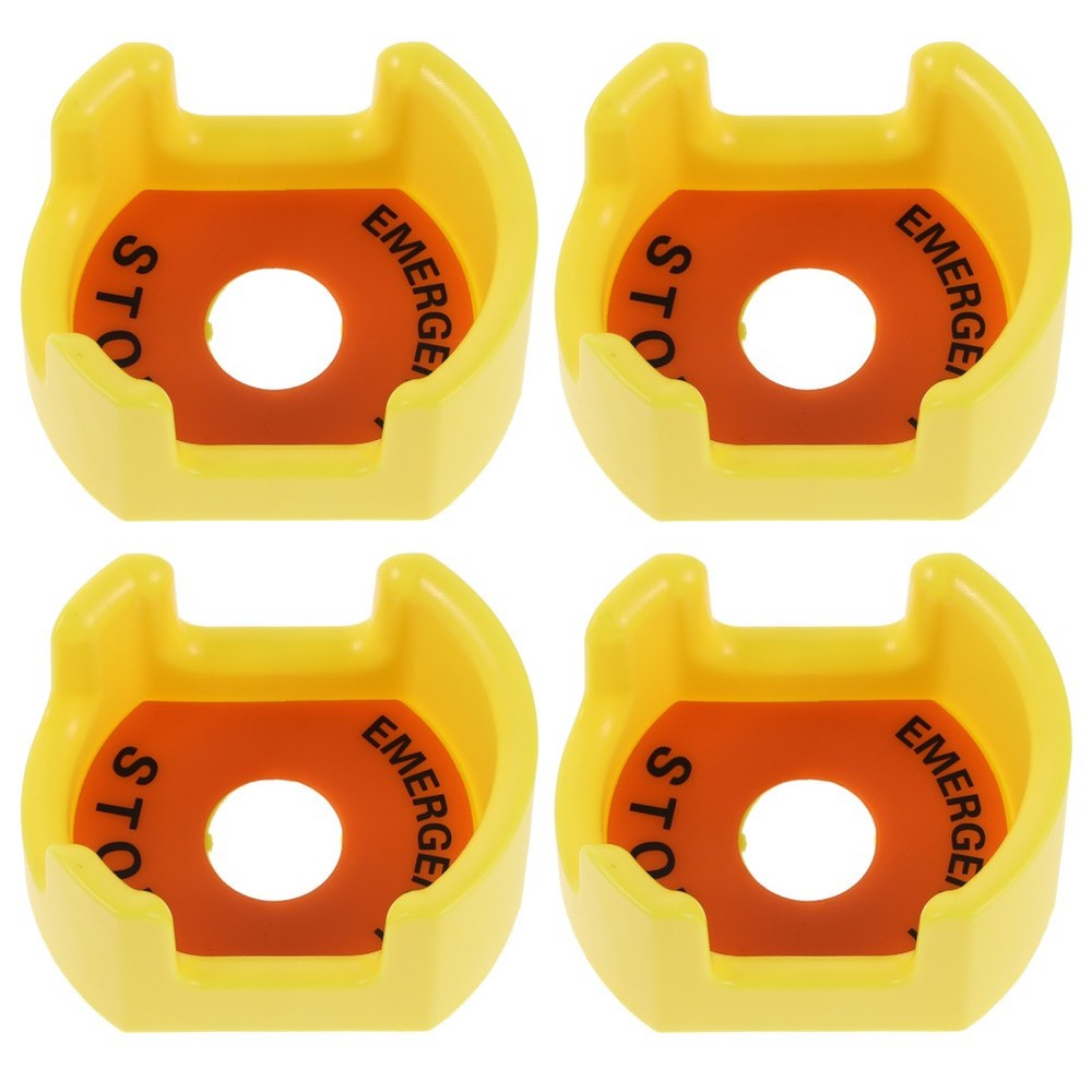 4 Pcs Industrial Button Cover Emergency Protector Stop Protective