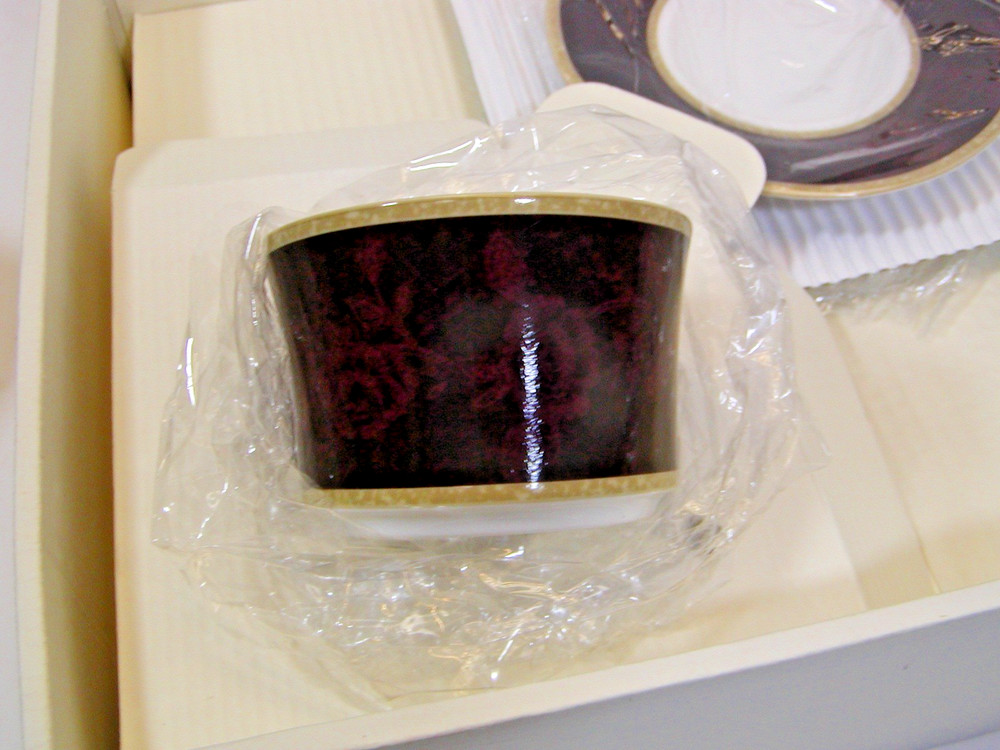 NEW NORITAKE MAHOGANY ROSE 5 PIECE PLACE SETTING