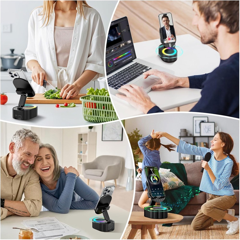 5-In-1 Bluetooth Multi-Functional Mobile Phone Audio Stand With Microphone AGD