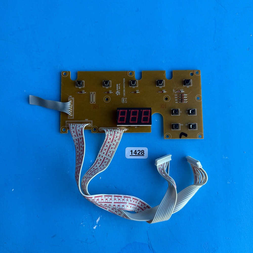 M-AUDIO Oxygen 49 MIDI Keyboard Part: Display & Transpose Buttons Circuit Board
