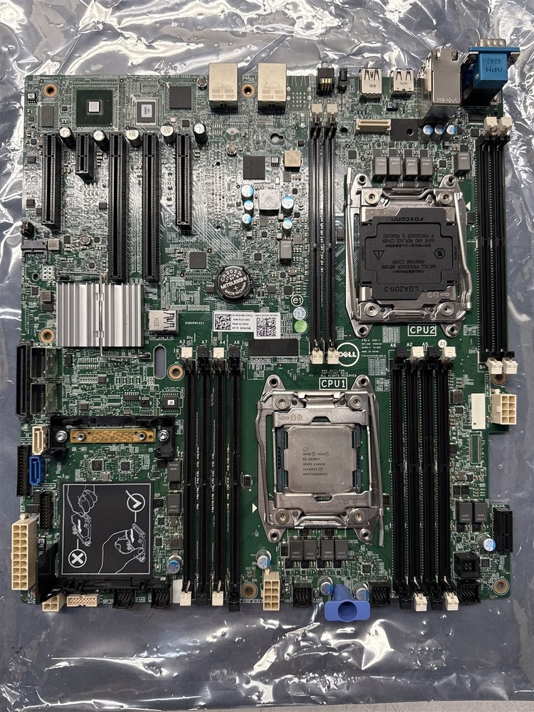 DELL POWEREDGE R430 R530 DUAL-SOCKET SERVER BOARD CN7X8 W/ INTEL SR2R6 CPU