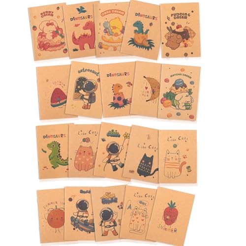 20 Pcs Mini Pocket Notebook, Small Notebooks Pocket Size, Blank Notebooks for