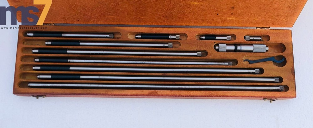 STARRETT INSIDE MICROMETER 100-1000MM WITH WOODEN CASE