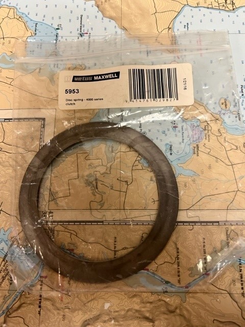 VETUS MAXWELL #5953 DISC SPRING CLUTCH - 4000 SERIES.