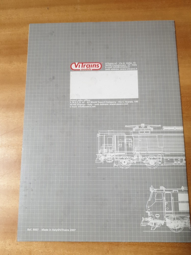 Vitrains Catalog 2007 HO Scale 16 Pages