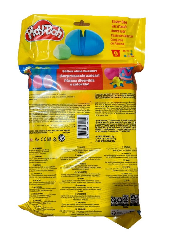 Play-Doh Easter Eggs Bag 9-Pack 9 Colors, Multiple Packs Available
