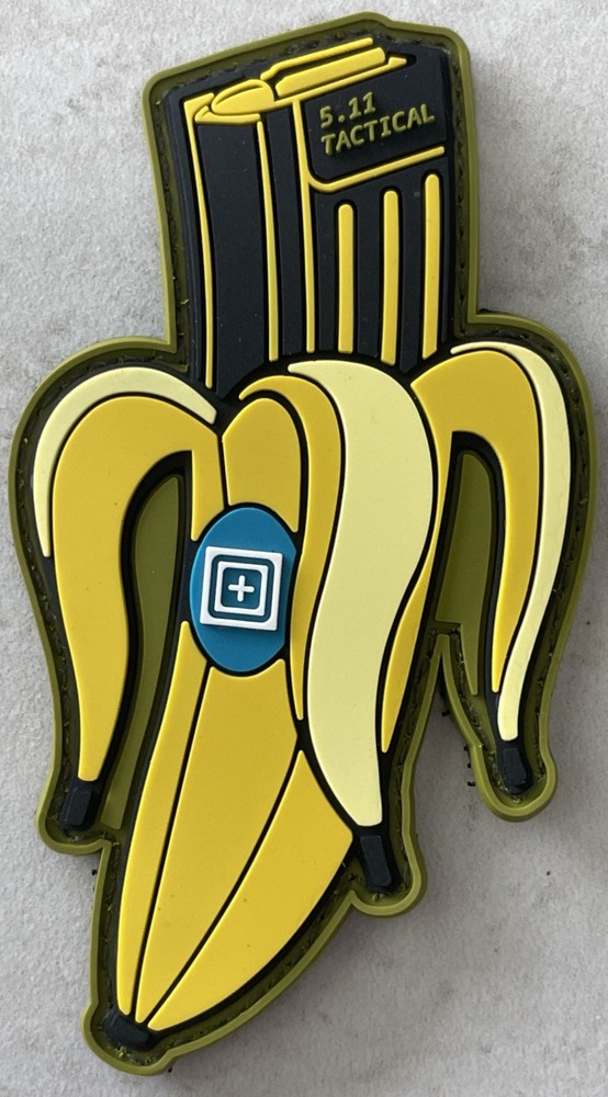 *BRAND NEW* 5.11 BANANA 🍌 CLIP PATCH HOOK BACKING