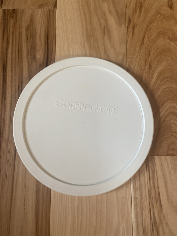 Corningware White Round Plastic Replacement Lid F-1-PC For 7403-PC 2.5qt
