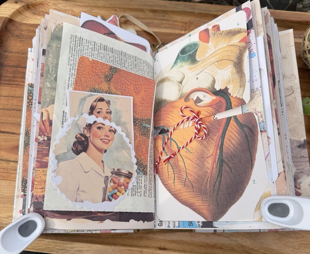 Handmade Nurse Junk Journal