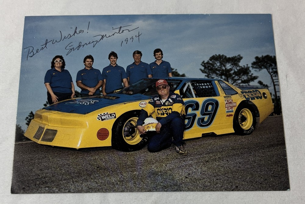 SIGNED 5x7 promo card ~ SIDNEY MINTON