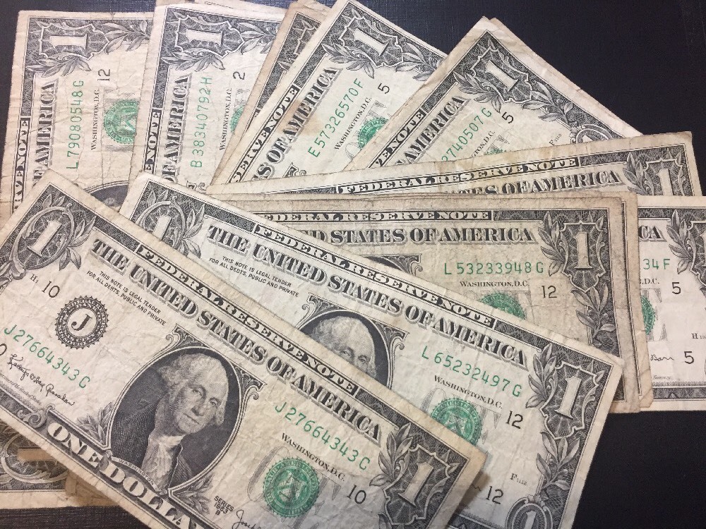 1963B One Dollar Well Circulated Barr Note $1 Bill