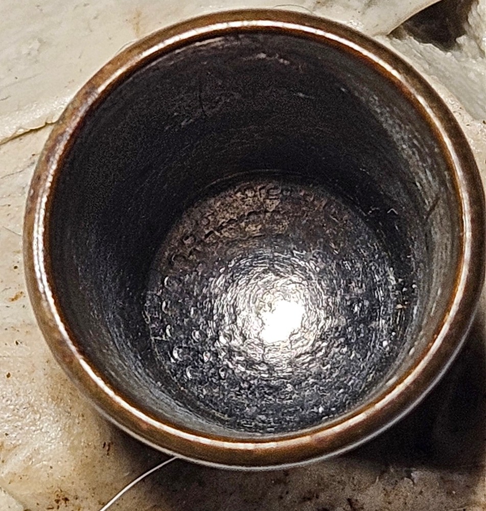 Victorian Era Sterling Silver Star Pattern Thimble Antique Sewing Accessory