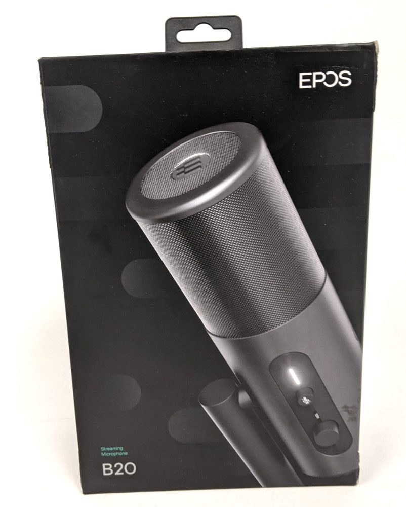 EPOS B20 USB Streaming Microphone Podcast Gaming PC PS5 Open Box