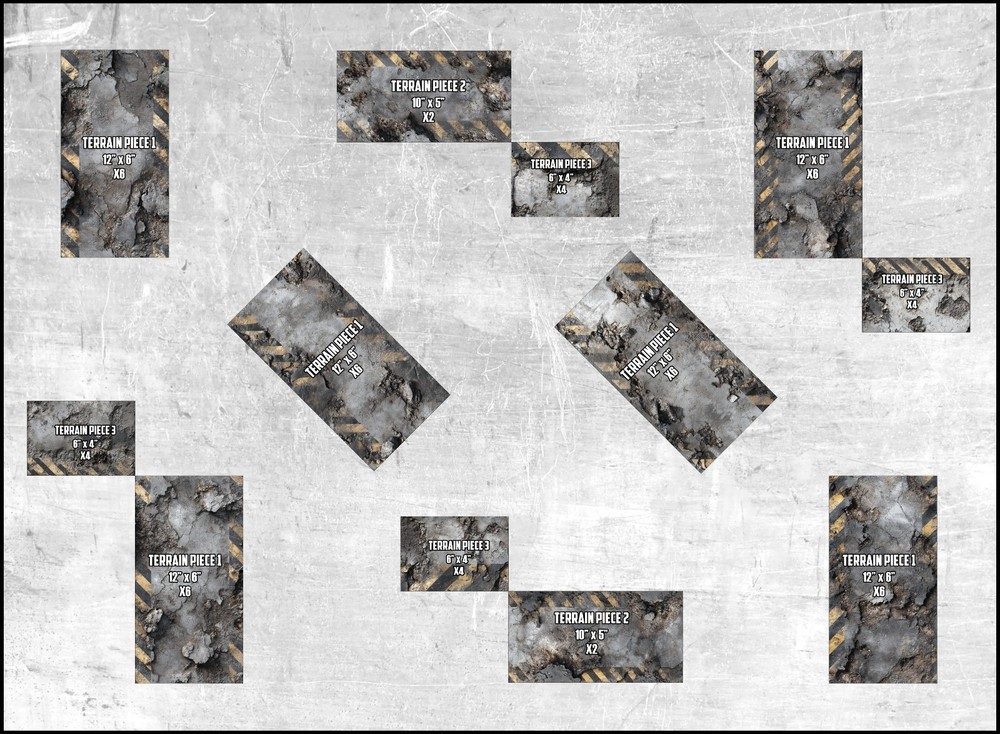 Neoprene Terrain Mats - Breach - Compatible w/ Warhammer 40K