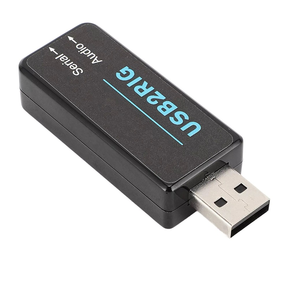 1* USB2RIG USB Sound Card Audio&Serial Ports Comprehensive Functionality