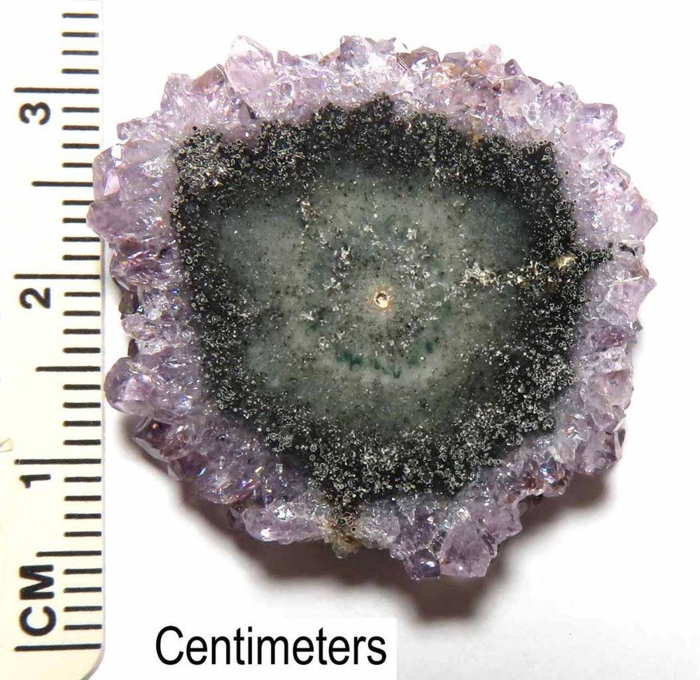 Stalactite Flower Slice Polished Both Sides E4