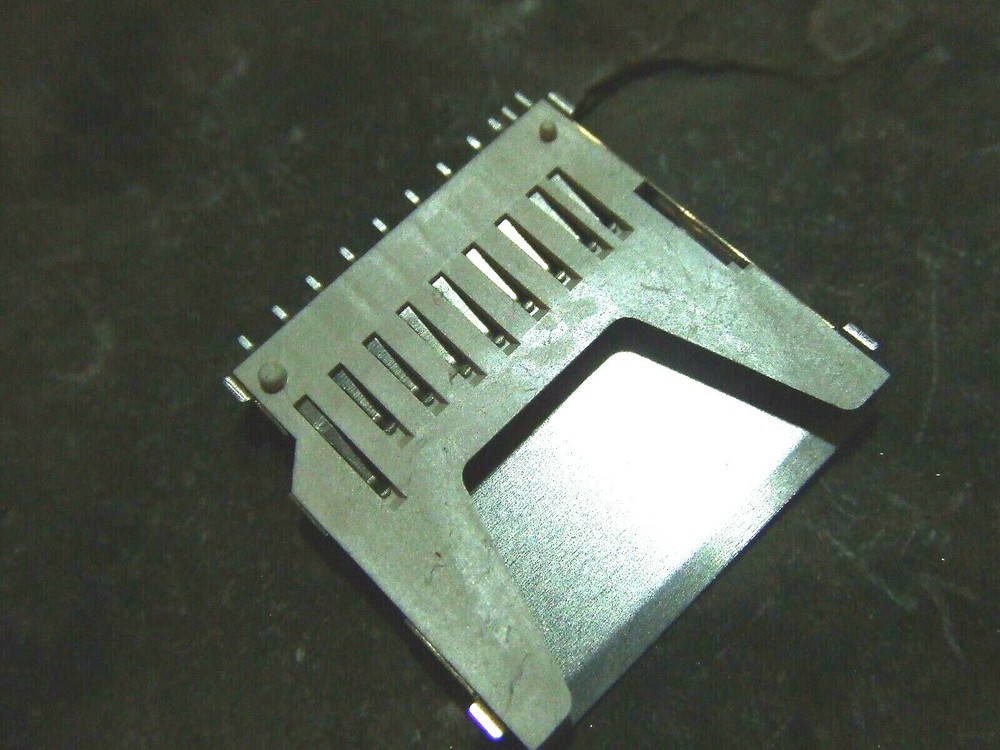 2x Standard SD Memory Card Replacement Socket 11 Pin PCB Mount