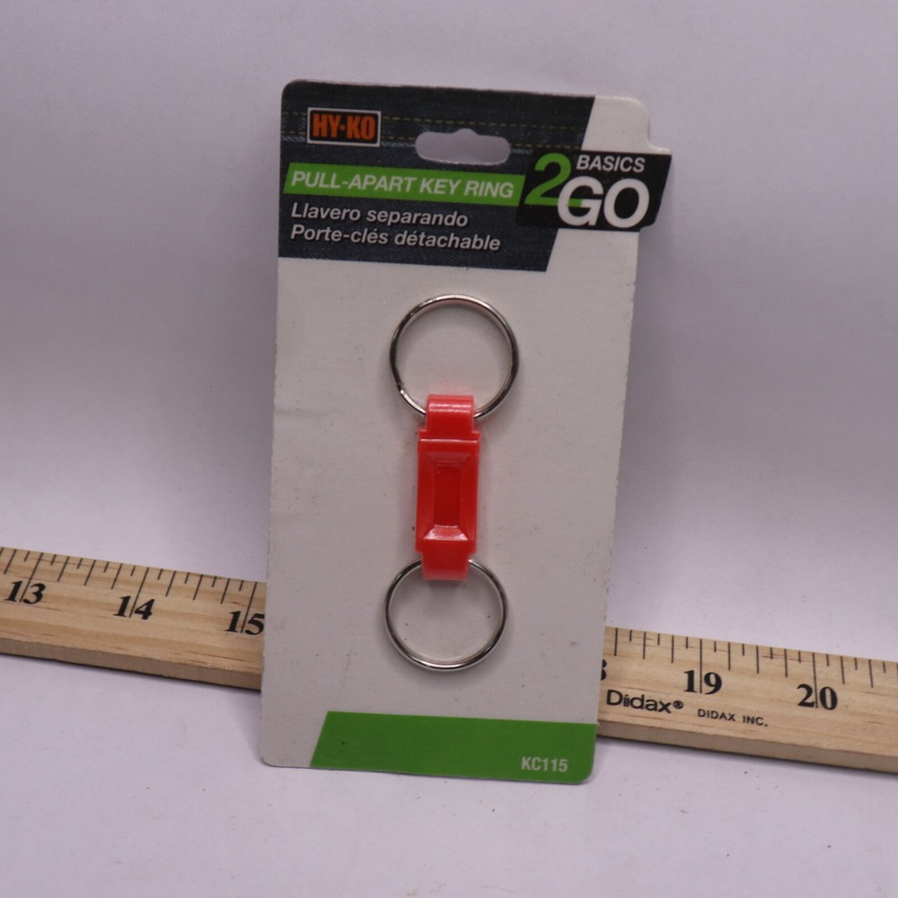 Hy-Ko Pull Apart Key Ring KC115
