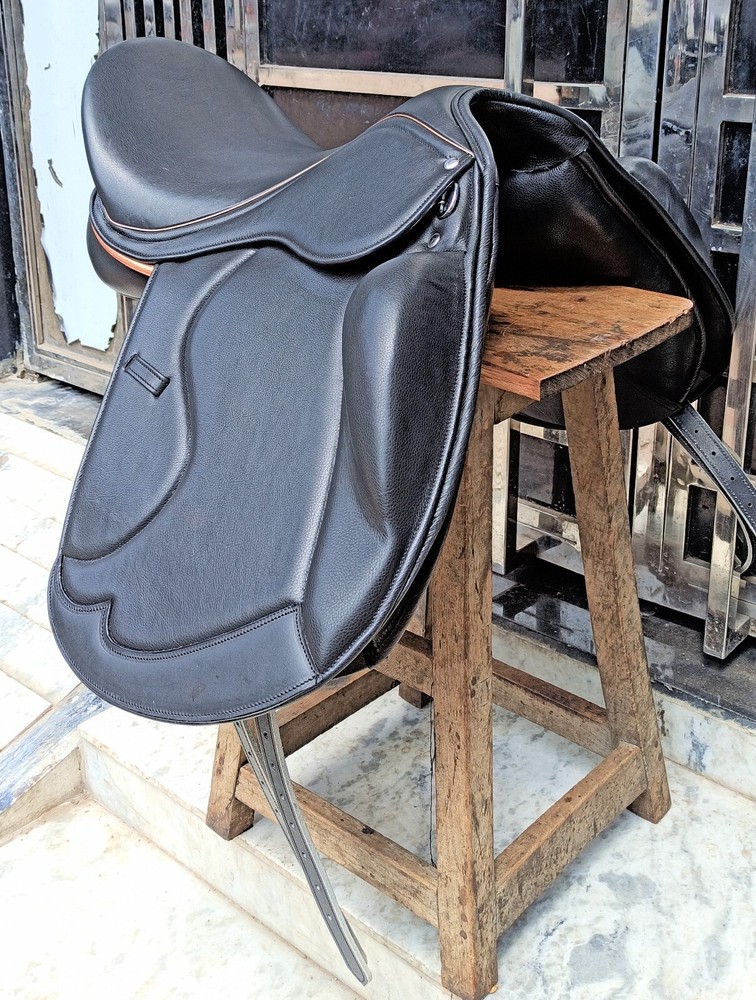 Leather Dressage Double flap Changeable Gullets Saddle