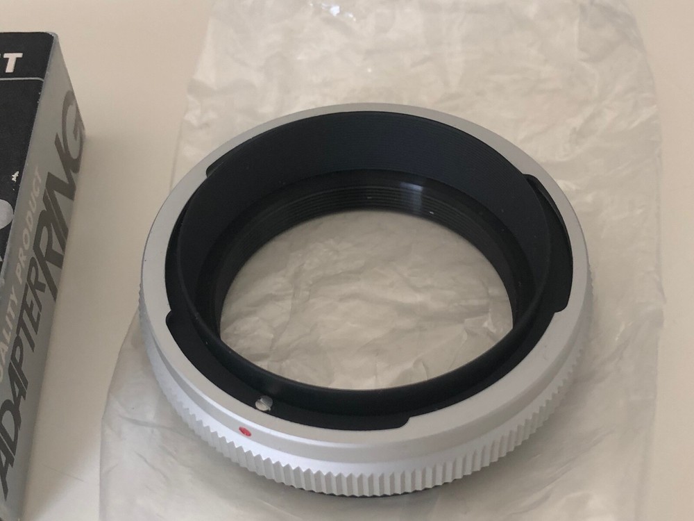 Vintage VEMAR Adapter Ring For Canon Camera Mount CF Mint In Box