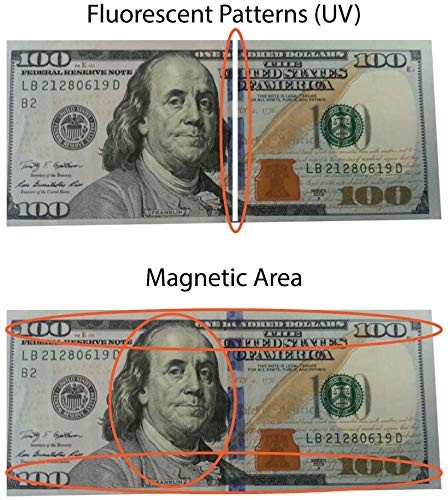 Upromax Mini Money Detector with UV Light for Quick Authenticity Check