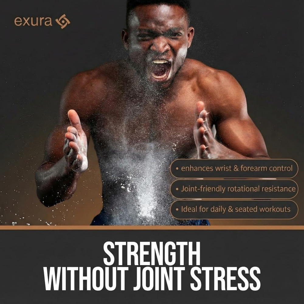 Forearm Exerciser - Adjustable Resistance for Rehab & Grip Training