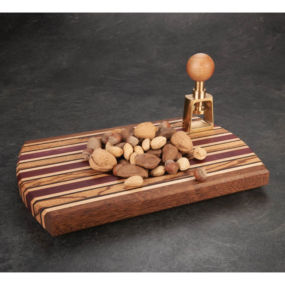 WoodRiver Nutcracker Turning Kit - Solid Brass - Letter Press