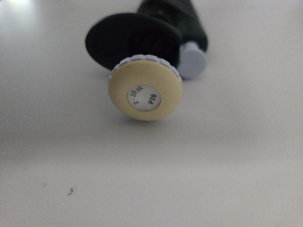 Gilson P20 2-20uL Adjustable Pipette Pipetor used