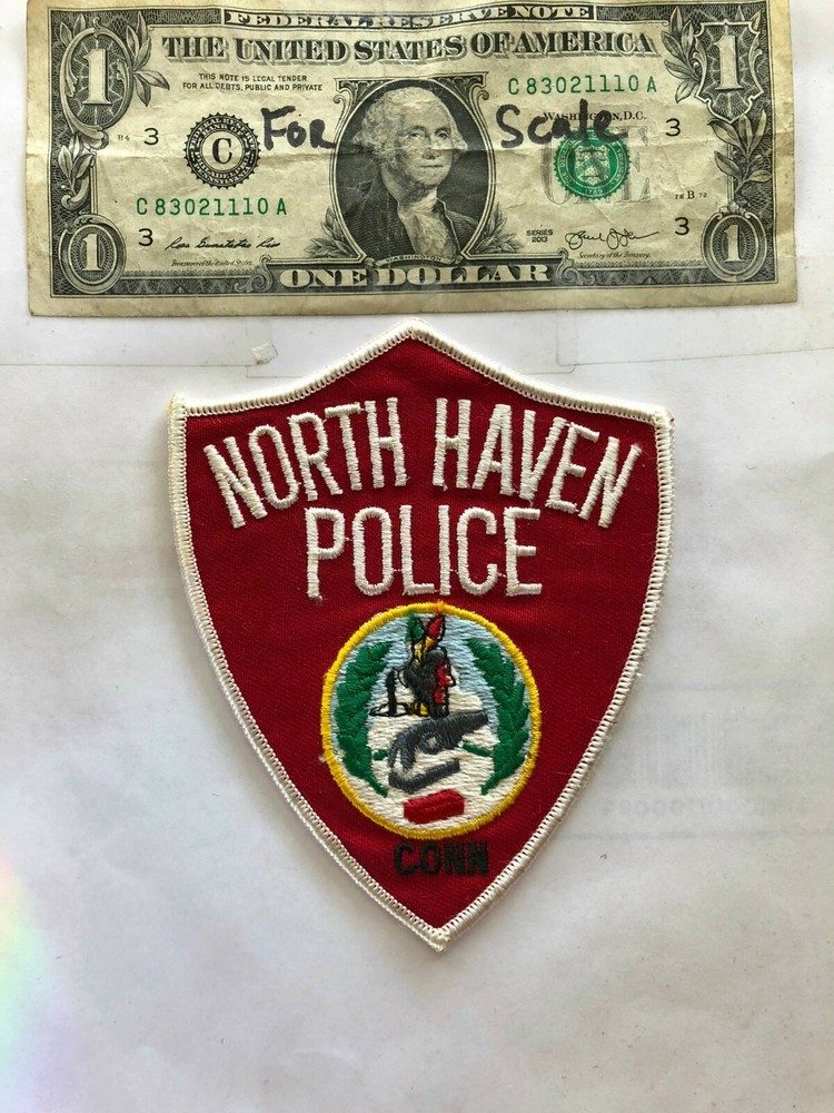 North Haven Connecticut Police Patch Un-sewn great shape
