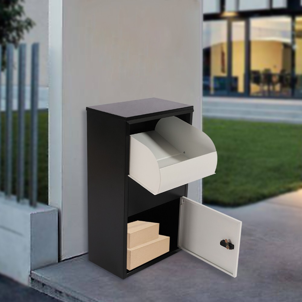 Package Delivery Box, Mail Parcel Drop Box, Lockable Mailbox, Package Container