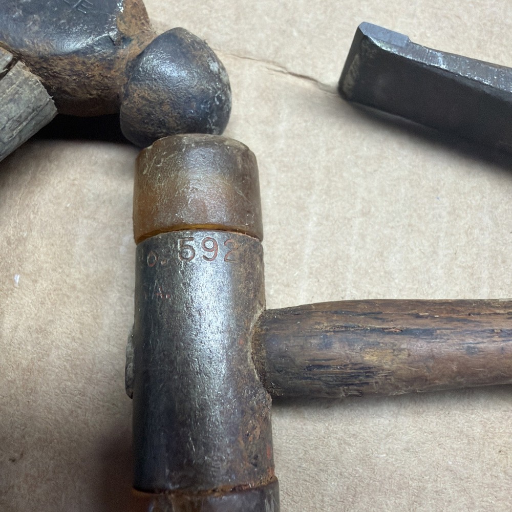 6-Vintage Iron,Carpentry,Wood Working Hammers