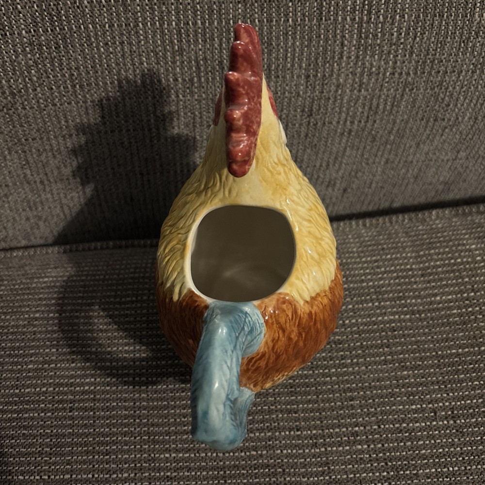 Ceramic Rooster Pitcher Milk Cream