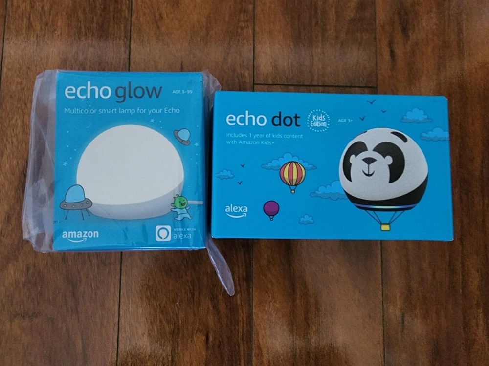 Amazon Echo Dot Kids Edition (4th Gen.) Smart Speaker - Panda & Echo glow