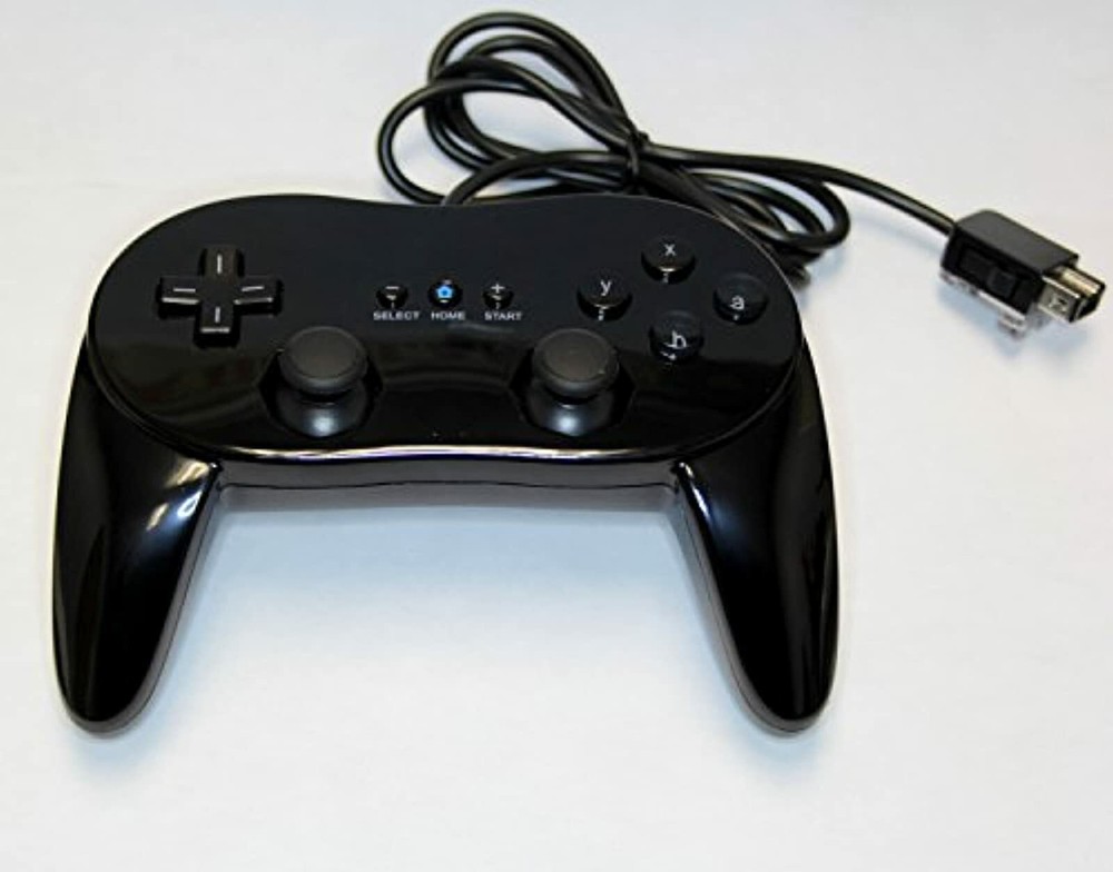Nintendo Wii U Replacement Pro Controller Black By Mars Device Brand New 0Z