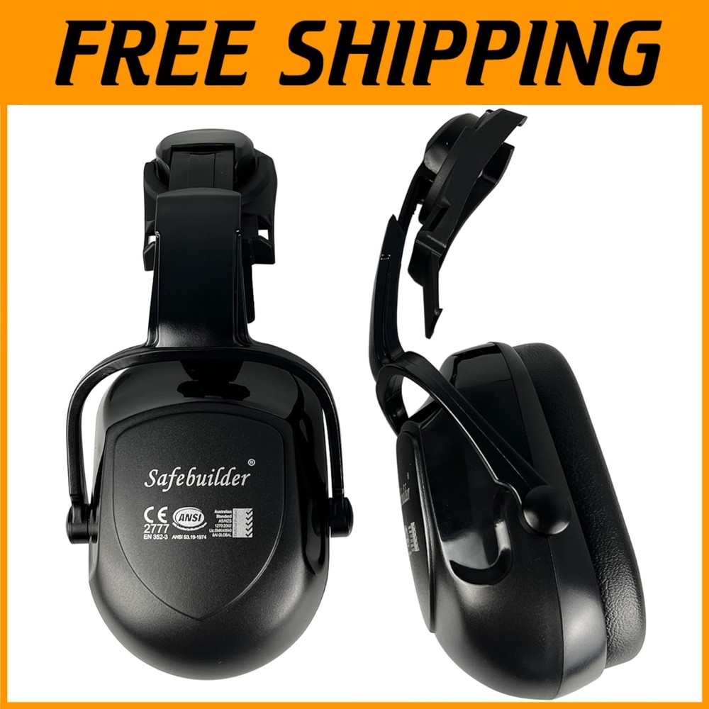 ANSI Approved Safety Ear Muffs for Helmet Mount